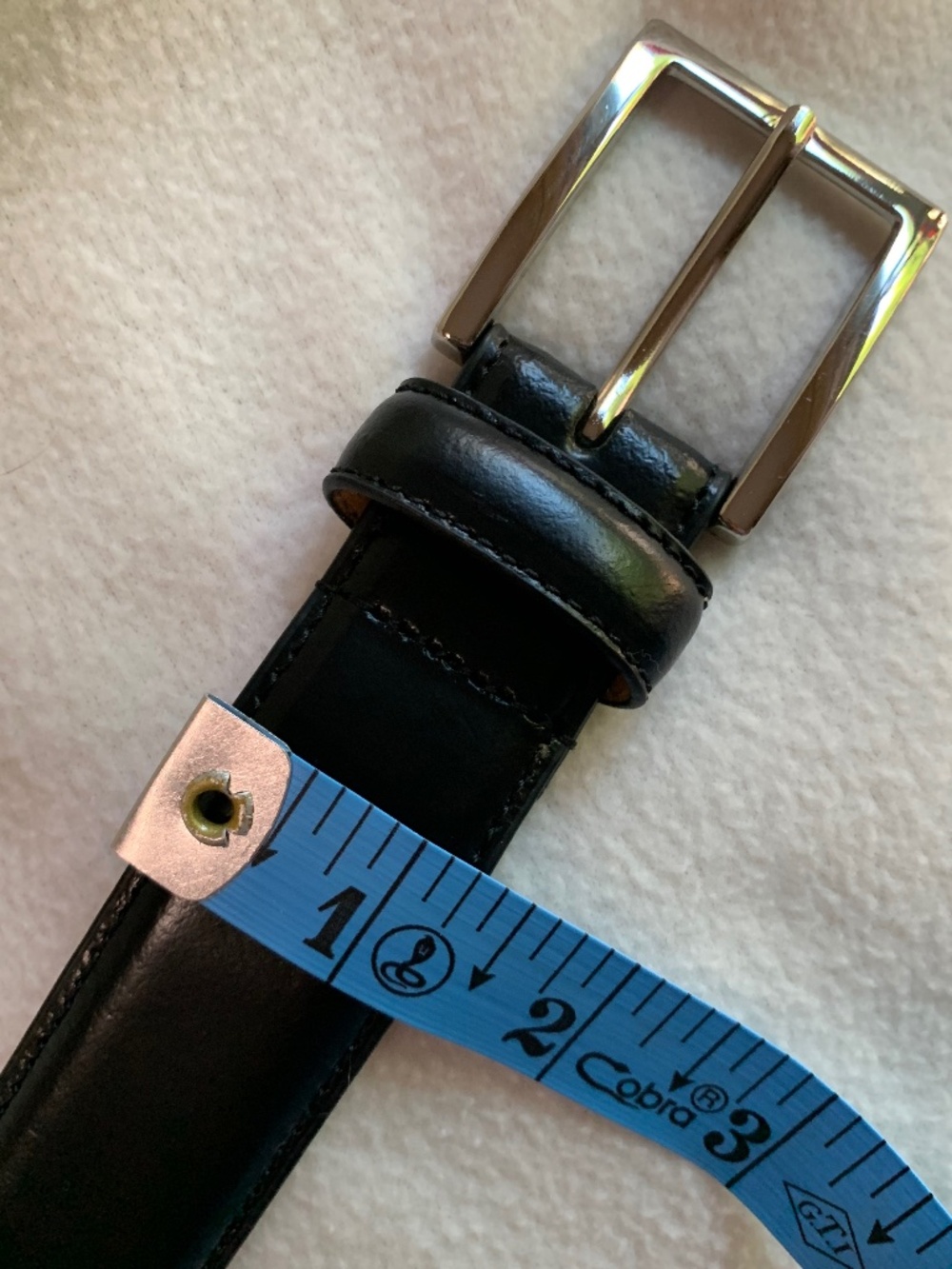 Cole Haan Black Leather Belt - Picture 6 of 9